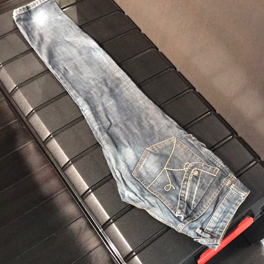 Dark blue jean for sale.